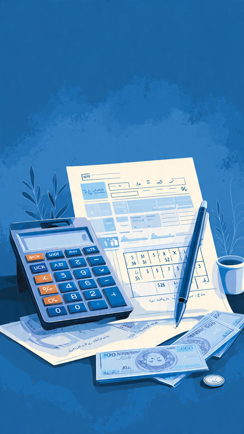 How to calculate salary tax manually Pakistan 2025-26 with calculator pen paper formula and salary slip
